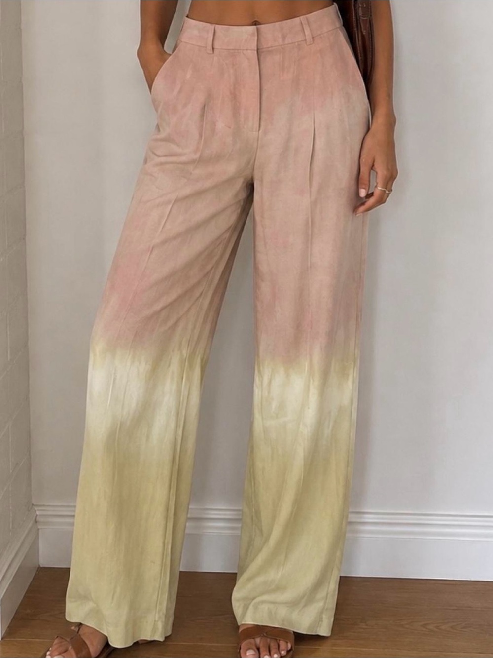 Zara Ombré Wide Leg Trousers
